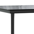 5-tlg. Garten-Essgruppe mit Kissen Braun Poly Rattan Glas