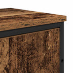 Badezimmermöbel-Set mit Regal mit Tür 2 pcs Braun Holzwerkstoff
