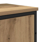 Badezimmermöbel-Set mit Regal mit Tür 2 pcs Braun Holzwerkstoff