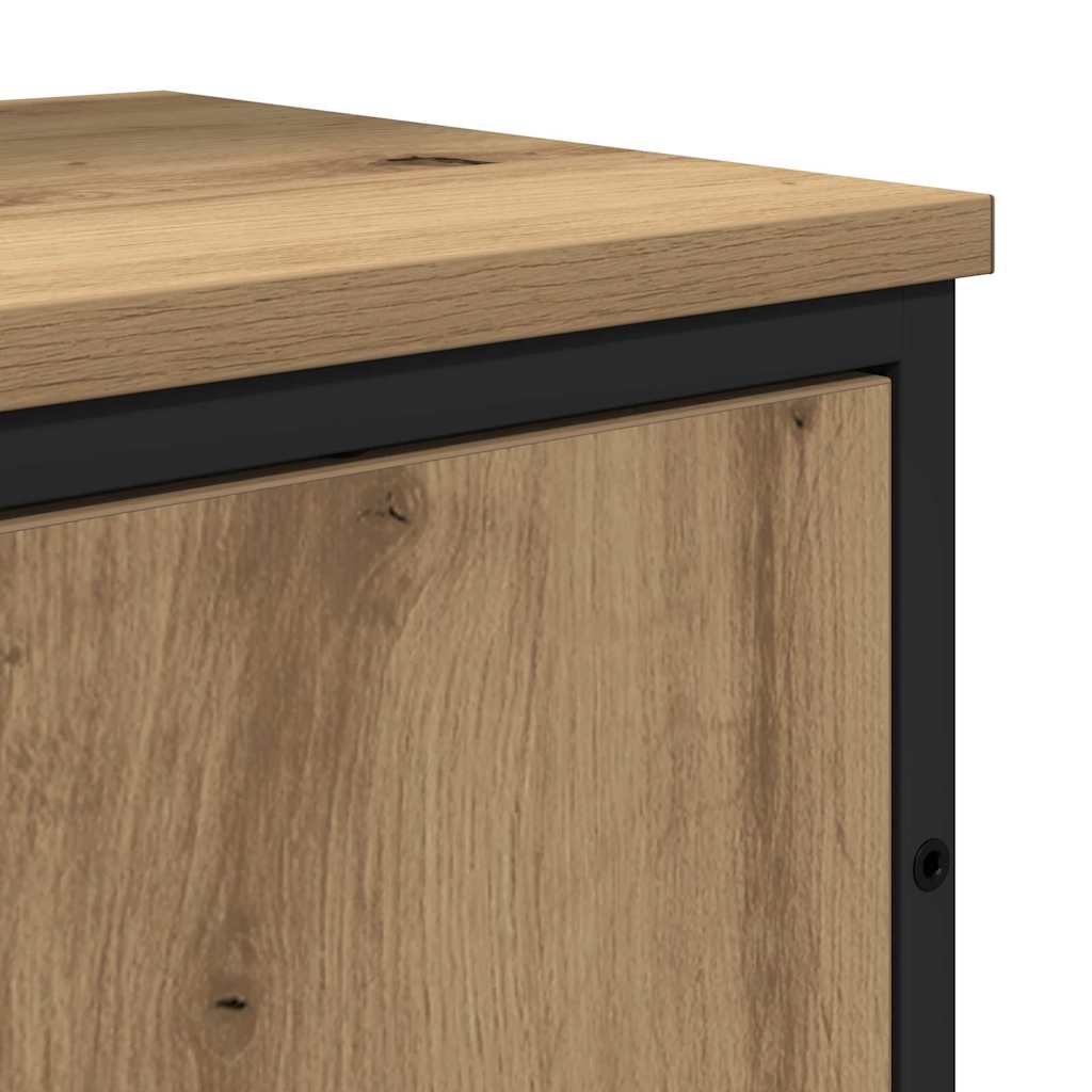 Badezimmermöbel-Set Wandmontiert 2 pcs Braun Holzwerkstoff