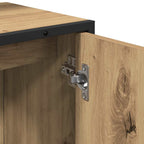Badezimmermöbel-Set Wandmontiert 2 pcs Braun Holzwerkstoff