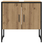 Badezimmermöbel-Set Wandmontiert 2 pcs Braun Holzwerkstoff
