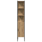 Badezimmermöbel Set mit Regal 4 pcs Artisan-Eiche Holzwerkstoff