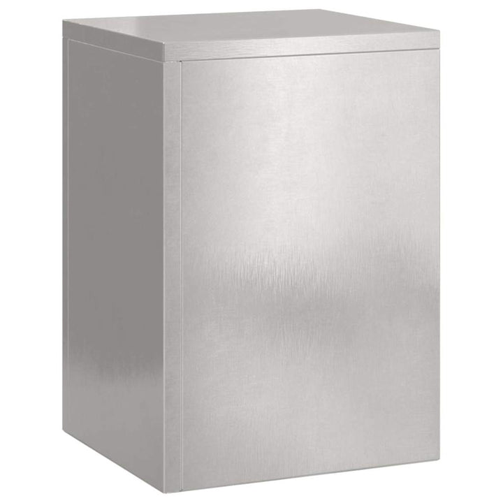 Pflanzenständer 3 pcs Silber 24 x 24 x 75 cm Edelstahl