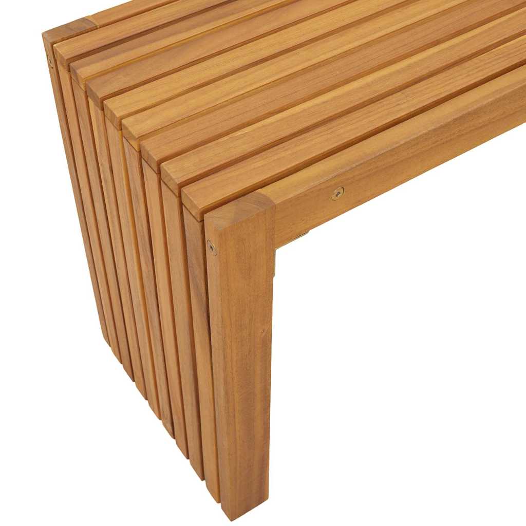 Bank Öl-Natur 110 x 30 x 45 cm Massivholz Teak
