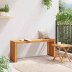 Bank Öl-Natur 110 x 30 x 45 cm Massivholz Teak