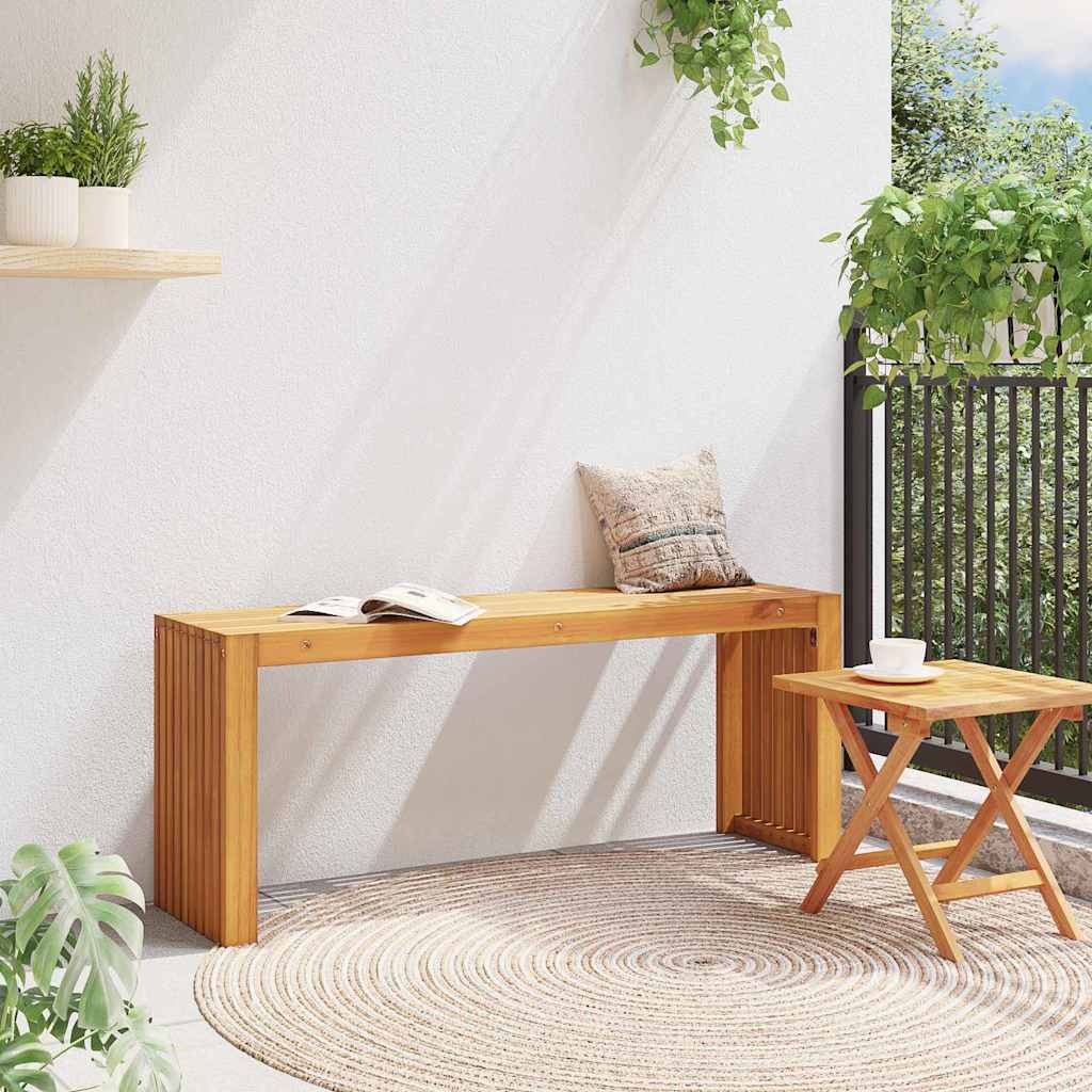 Bank Öl-Natur 110 x 30 x 45 cm Massivholz Teak