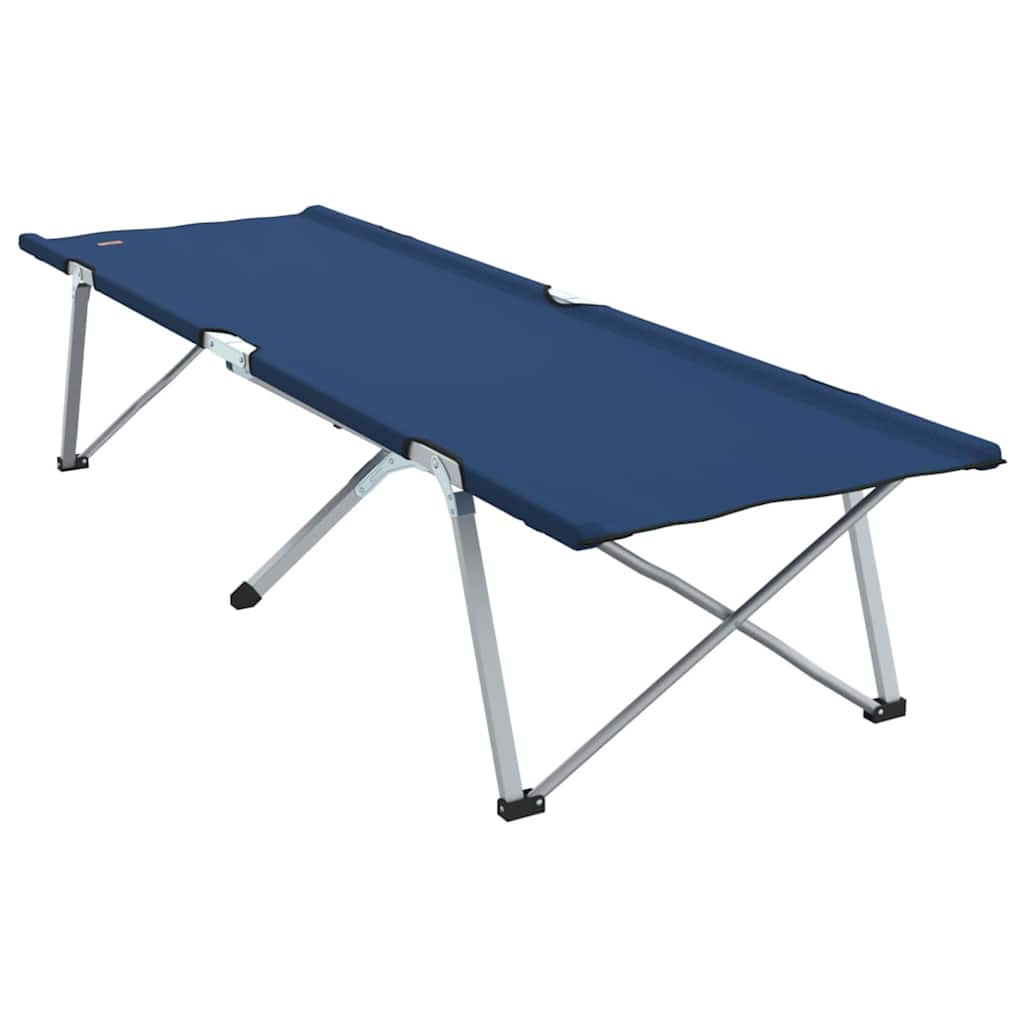 Klapp Schlafbett fürs Camping Blau 194 x 62,5 x 42,5 cm