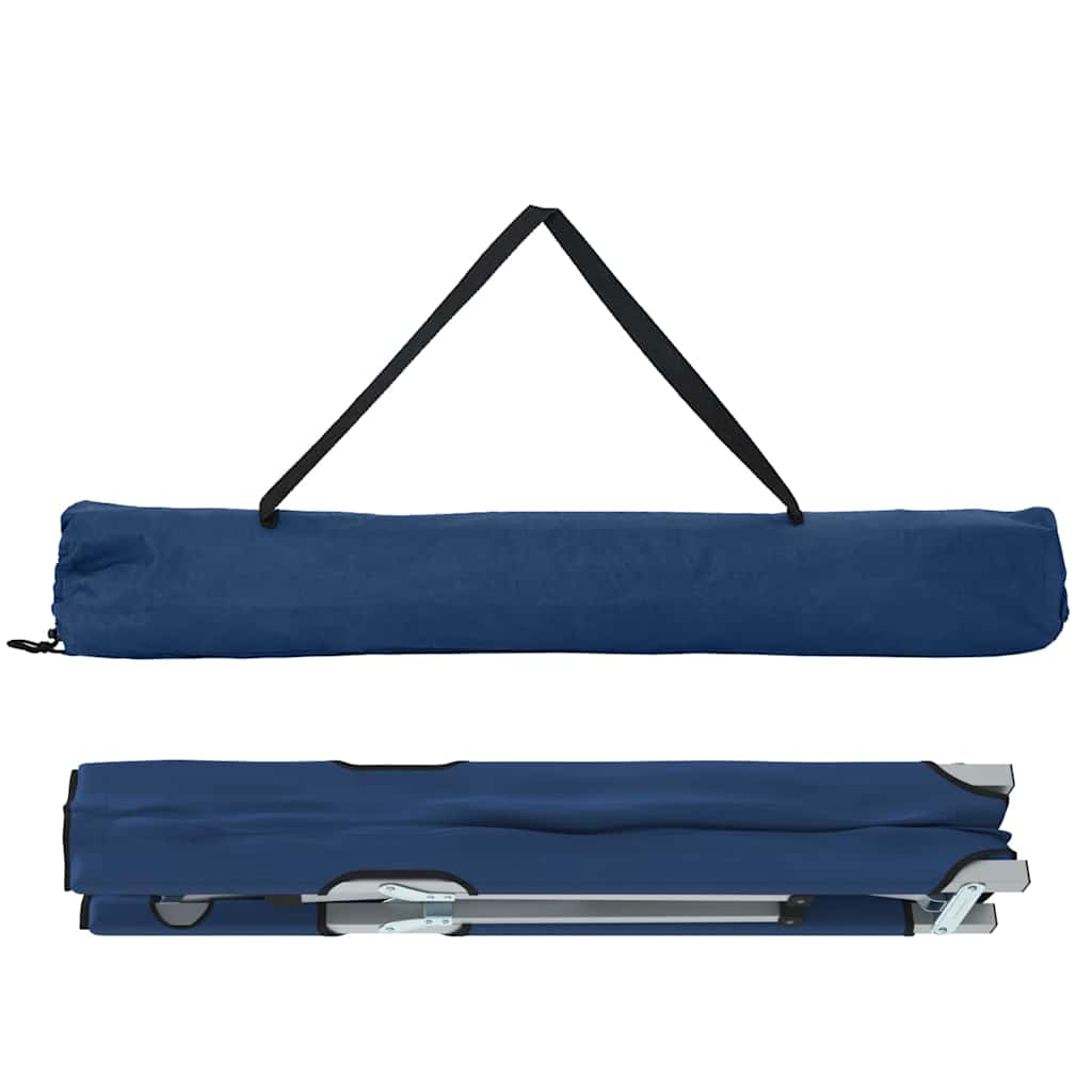 Klapp Schlafbett fürs Camping Blau 194 x 62,5 x 42,5 cm