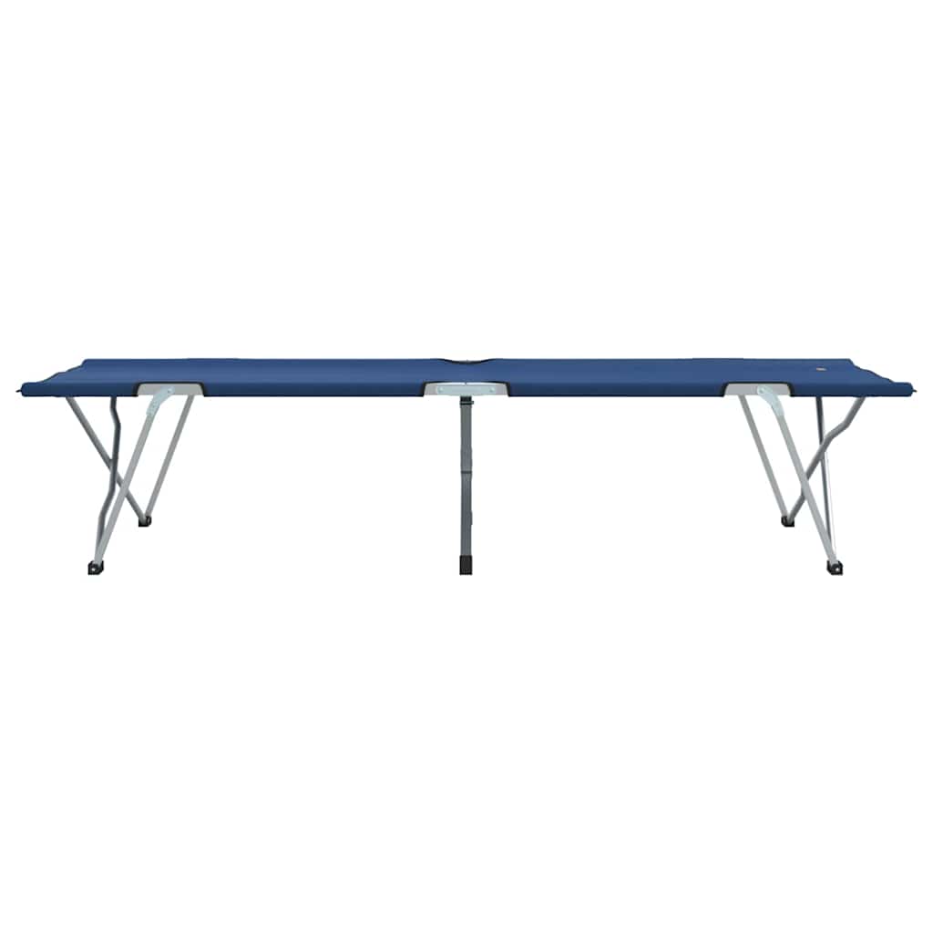 Klapp Schlafbett fürs Camping Blau 194 x 62,5 x 42,5 cm