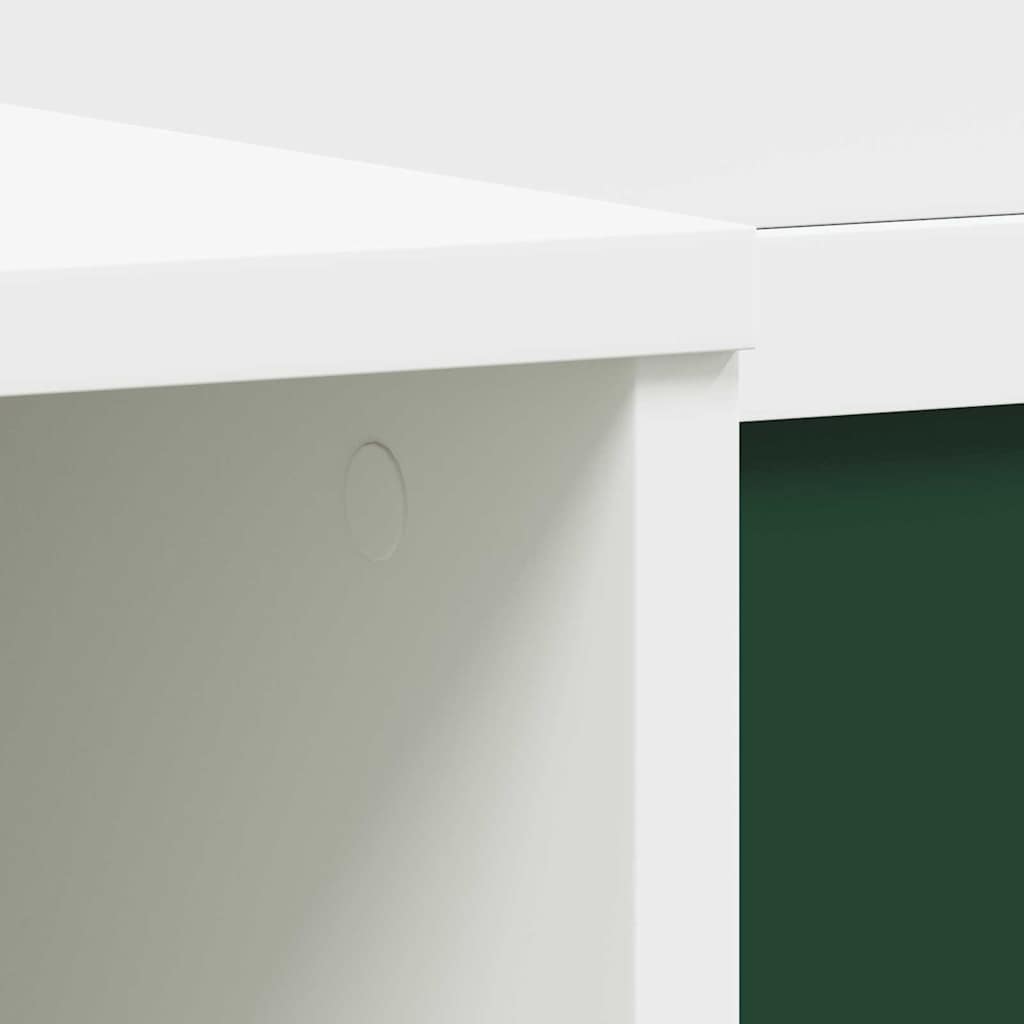 Schreibtisch mit offener Ablage und Kreidetafel mit Regal ROROS