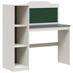 Schreibtisch mit offener Ablage und Kreidetafel mit Regal ROROS