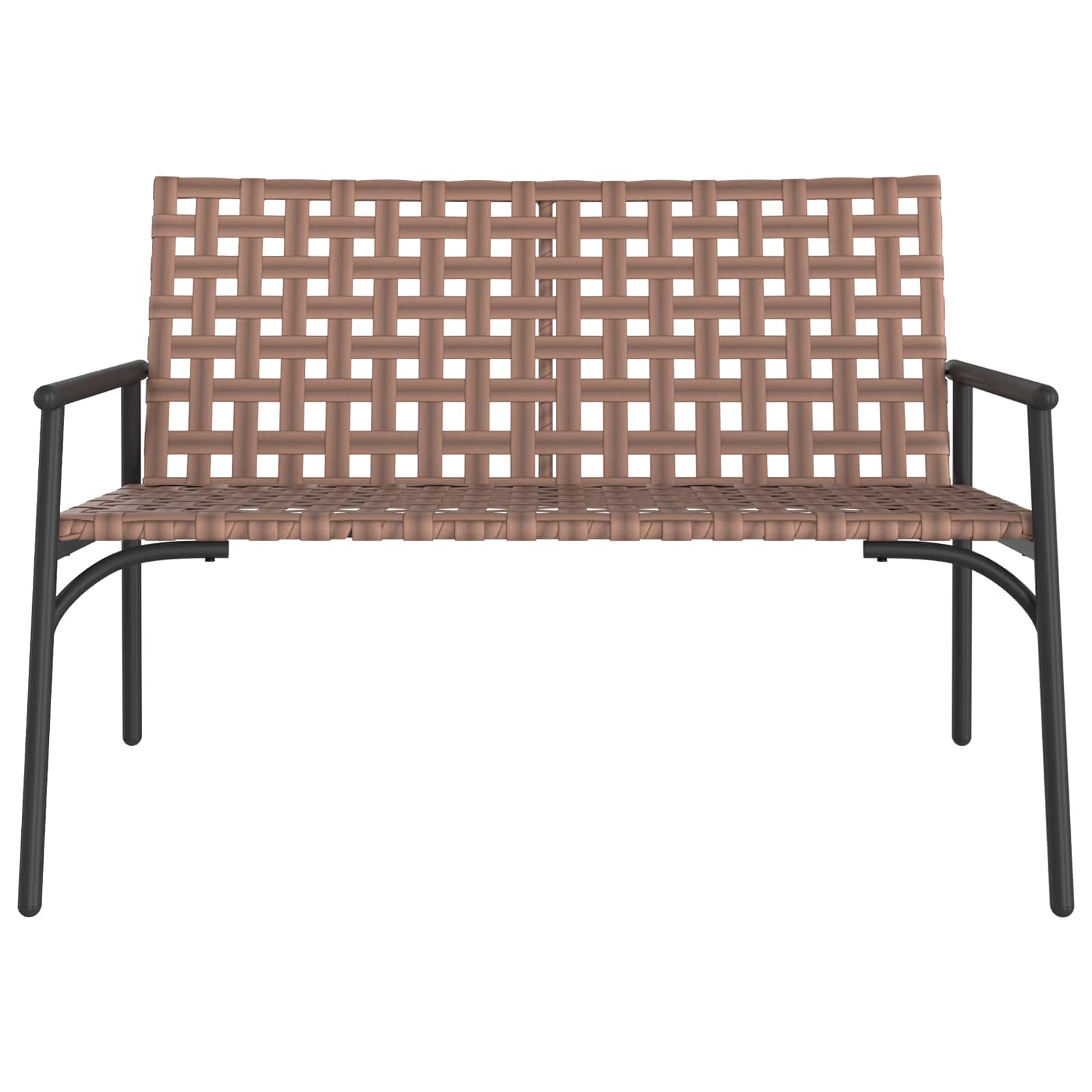 Gartenstuhl Braun 110,5 x 79 x 75,5 cm Poly-Rattan
