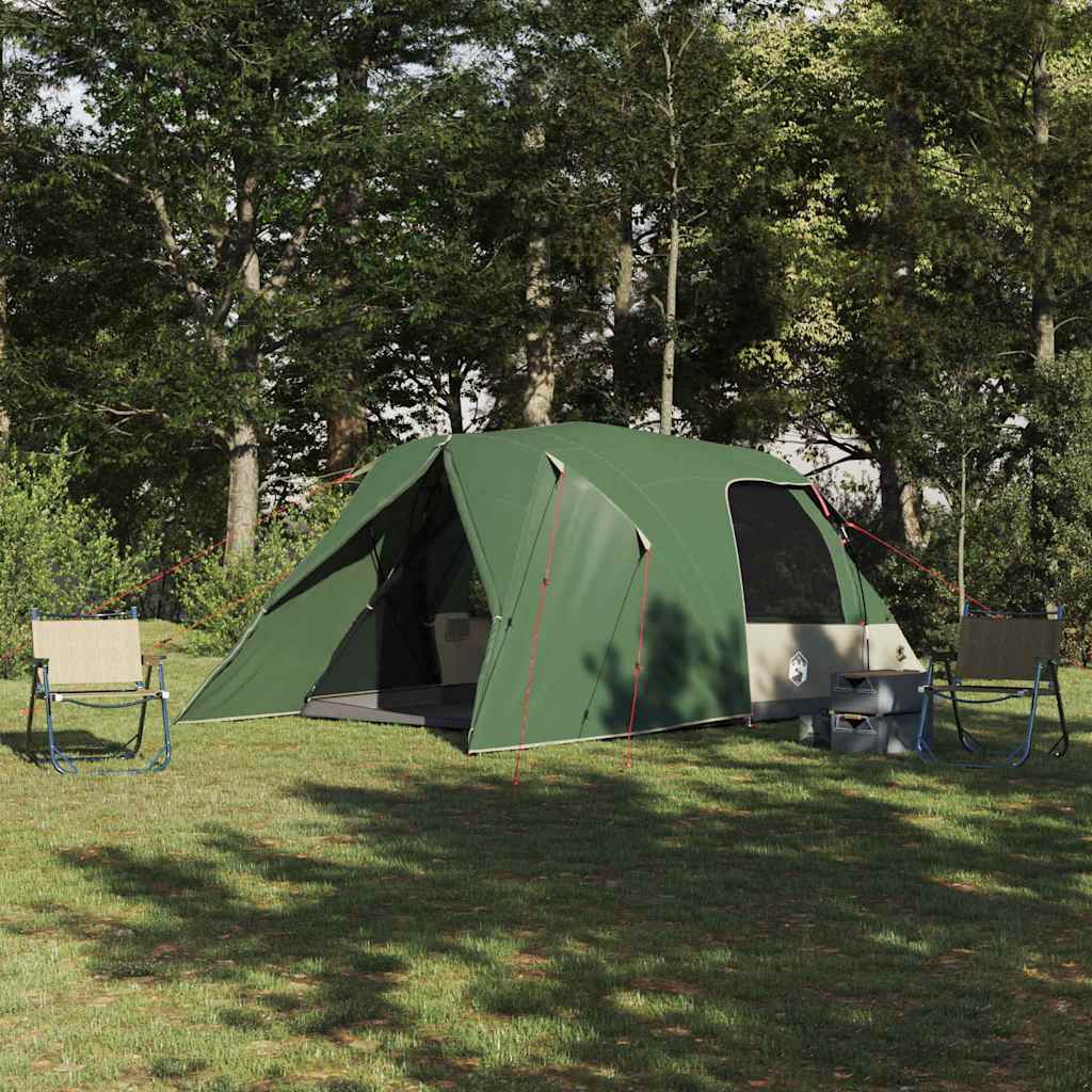 Dome Zelt für 4 Personen mit Dach Grün 455 x 252 x 178 cm