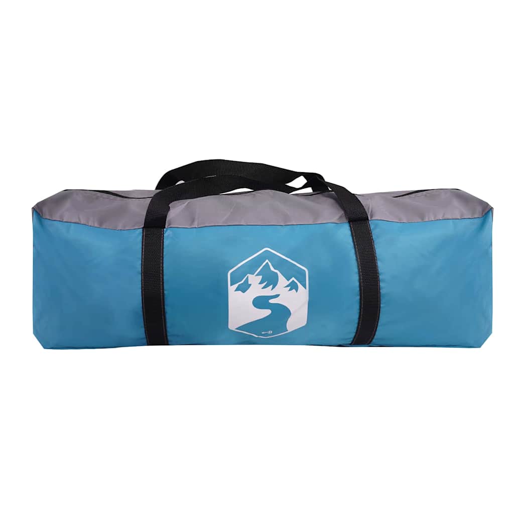 Dome Zelt für 4 Personen mit Dach Blau 455 x 252 x 178 cm
