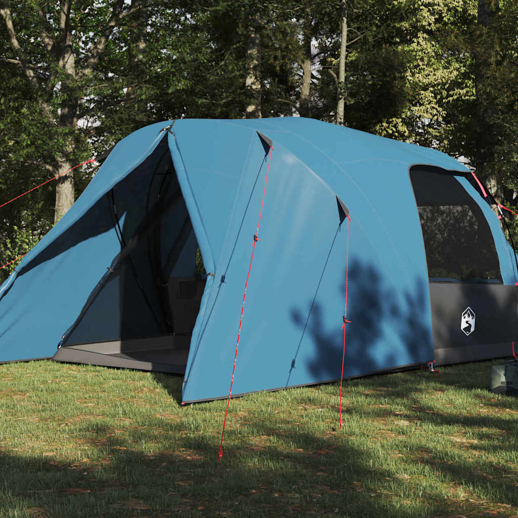 Dome Zelt für 4 Personen mit Dach Blau 455 x 252 x 178 cm