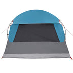 Dome Zelt für 4 Personen mit Dach Blau 455 x 252 x 178 cm