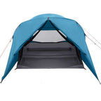 Dome Zelt für 4 Personen mit Dach Blau 455 x 252 x 178 cm