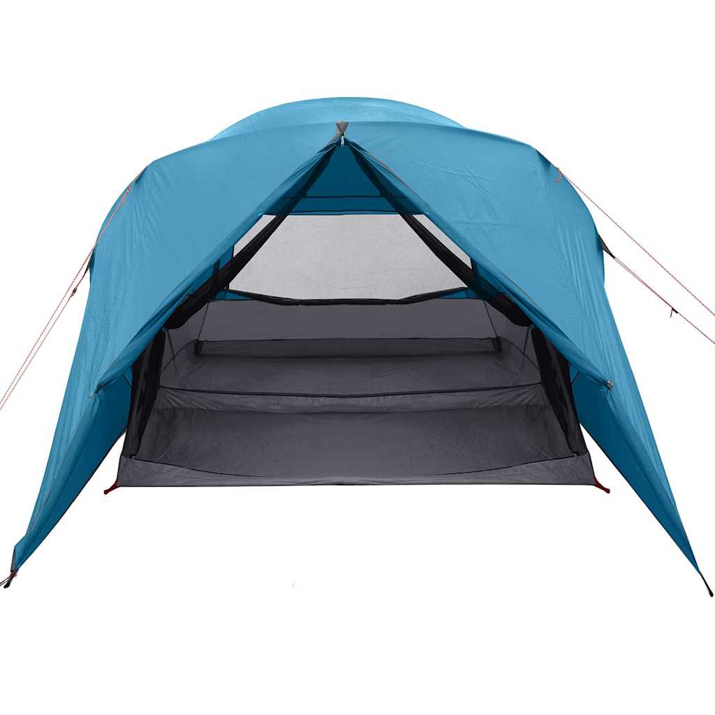 Dome Zelt für 4 Personen mit Dach Blau 455 x 252 x 178 cm