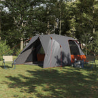Dome Zelt für 6 Personen Grau und Orange 500 x 314 x 206 cm