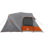 Dome Zelt für 6 Personen Grau und Orange 500 x 314 x 206 cm