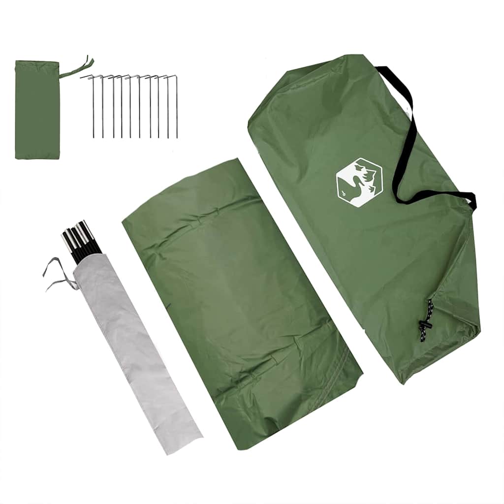 Caravan Zelt für 3 Personen mit Dach Grün 330 x 252 x 245 cm