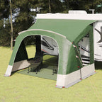 Caravan-Zelt für 5 Personen mit Dach Grün 410 x 275 x 245 cm