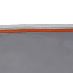 Caravan-Zelt für 5 Personen Grau und Orange 410 x 275 x 245 cm