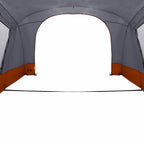 Caravan-Zelt für 5 Personen Grau und Orange 410 x 275 x 245 cm