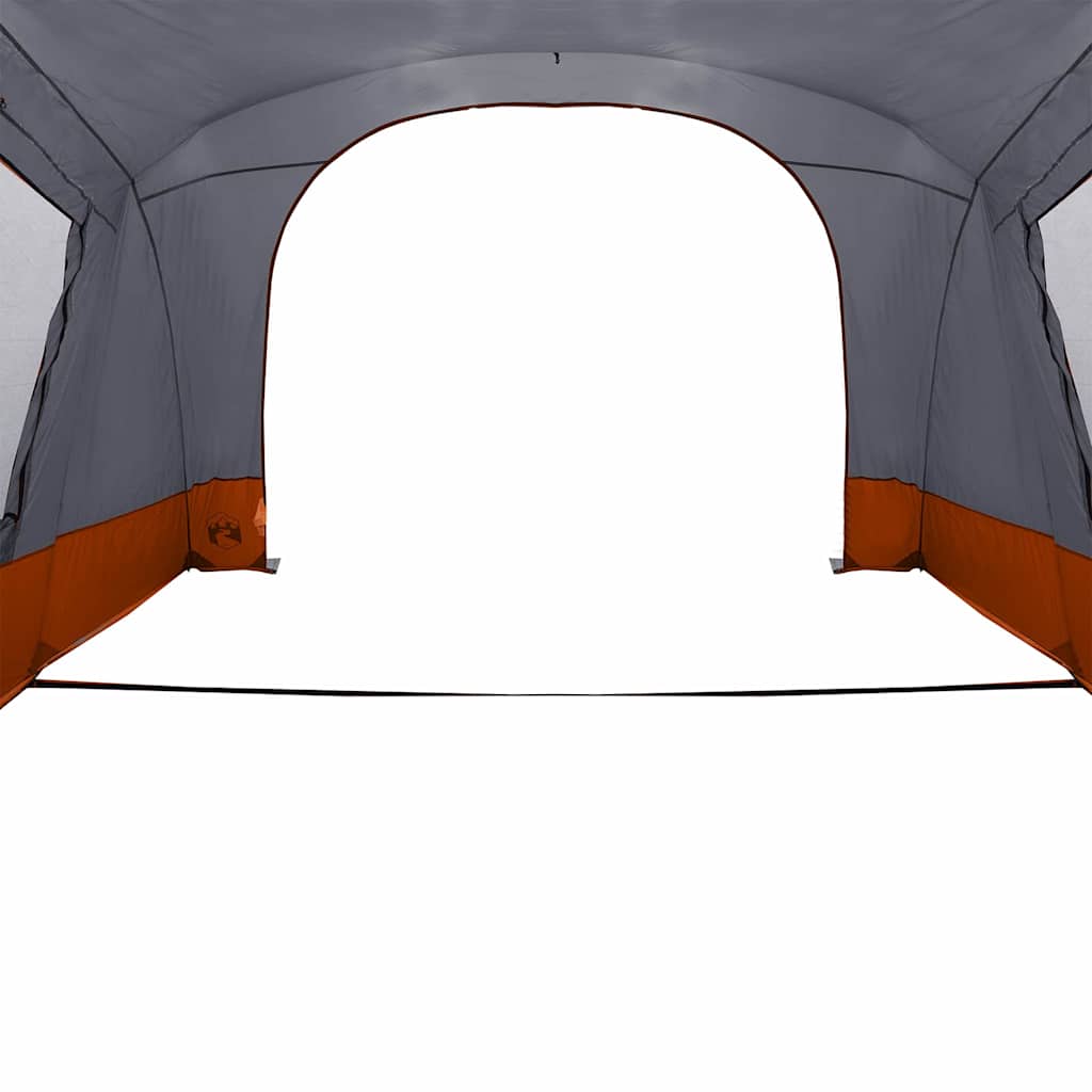 Caravan-Zelt für 5 Personen Grau und Orange 410 x 275 x 245 cm