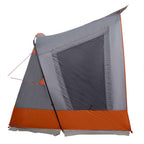 Caravan-Zelt für 5 Personen Grau und Orange 410 x 275 x 245 cm