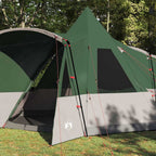 Teepee Zelt für 8 Personen mit Dach Grün 720 x 465 x 295 cm