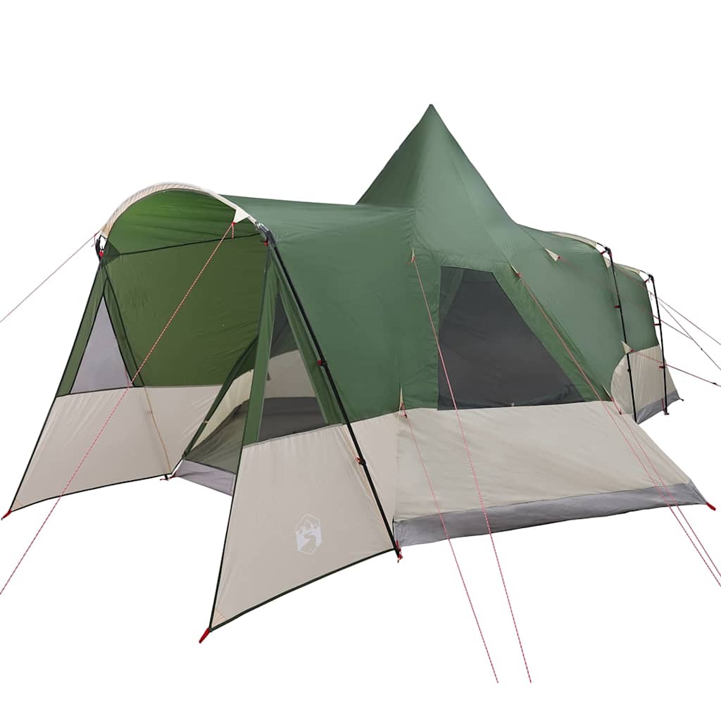 Teepee Zelt für 8 Personen mit Dach Grün 720 x 465 x 295 cm