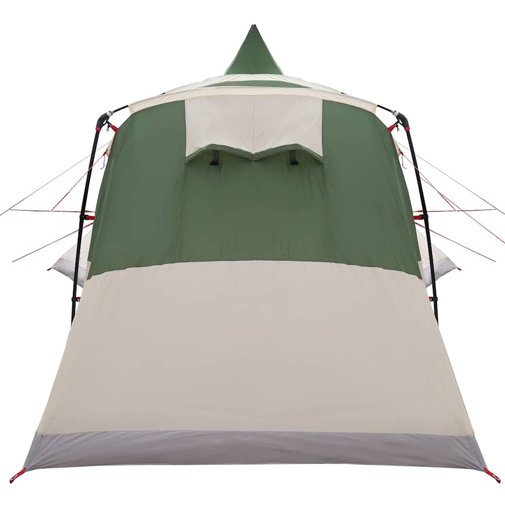 Teepee Zelt für 8 Personen mit Dach Grün 720 x 465 x 295 cm