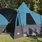Teepee Zelt für 8 Personen mit Dach Blau 720 x 465 x 295 cm