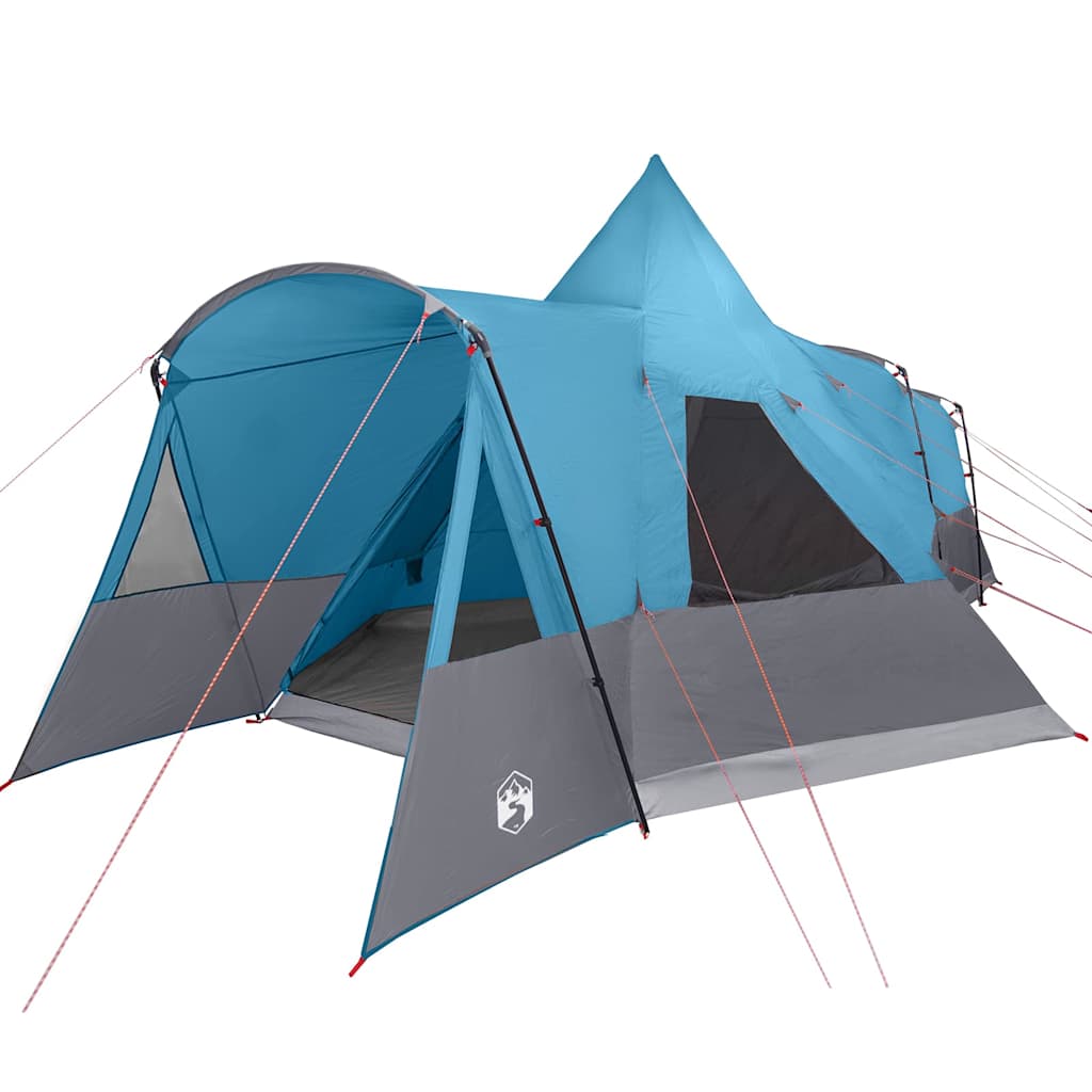 Teepee Zelt für 8 Personen mit Dach Blau 720 x 465 x 295 cm