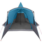 Teepee Zelt für 8 Personen mit Dach Blau 720 x 465 x 295 cm