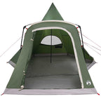 Teepee Zelt für 5 Personen mit Dach Grün 545 x 450 x 295 cm
