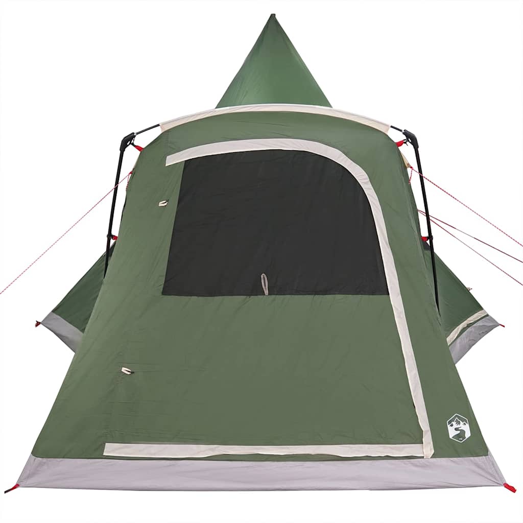 Teepee Zelt für 5 Personen mit Dach Grün 545 x 450 x 295 cm