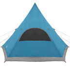 Teepee Zelt für 5 Personen mit Dach Blau 545 x 450 x 295 cm