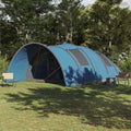Tunnelzelt für 8 Personen mit Dach Blau 710 x 460 x 245 cm