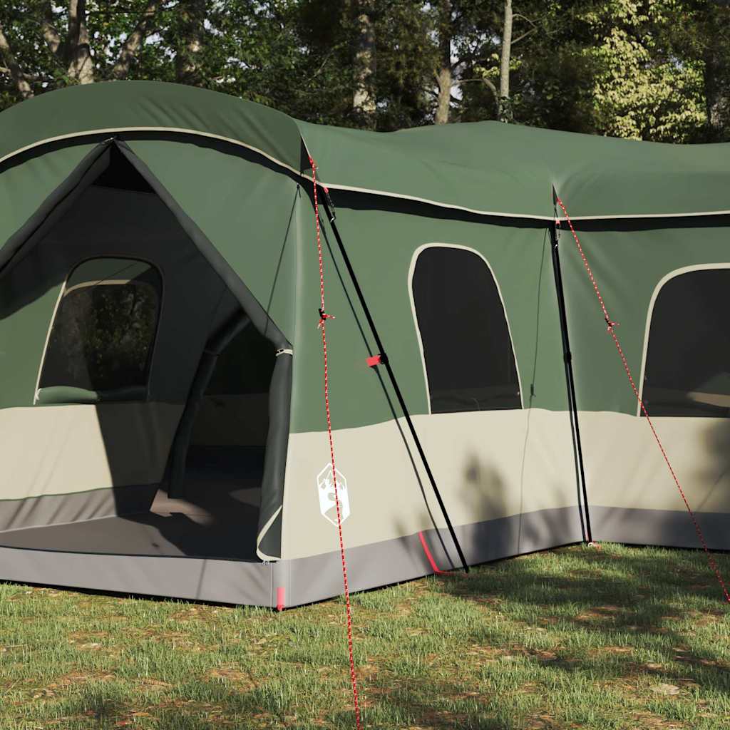 Zelt für 16 Personen mit Dach Grün 680 x 510 x 210 cm