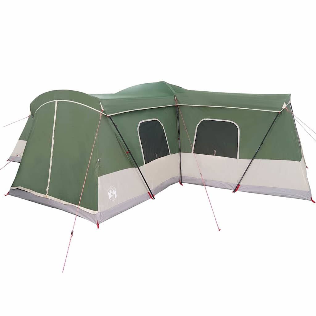 Zelt für 16 Personen mit Dach Grün 680 x 510 x 210 cm