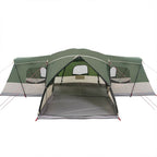 Zelt für 16 Personen mit Dach Grün 680 x 510 x 210 cm