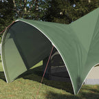 Teepee Zelt für 3 Personen Grün und Grau 312 x 312 x 197 cm