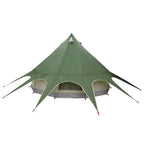 Teepee Zelt für 3 Personen Grün und Grau 312 x 312 x 197 cm