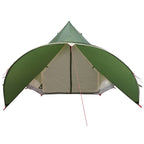 Teepee Zelt für 3 Personen Grün und Grau 312 x 312 x 197 cm