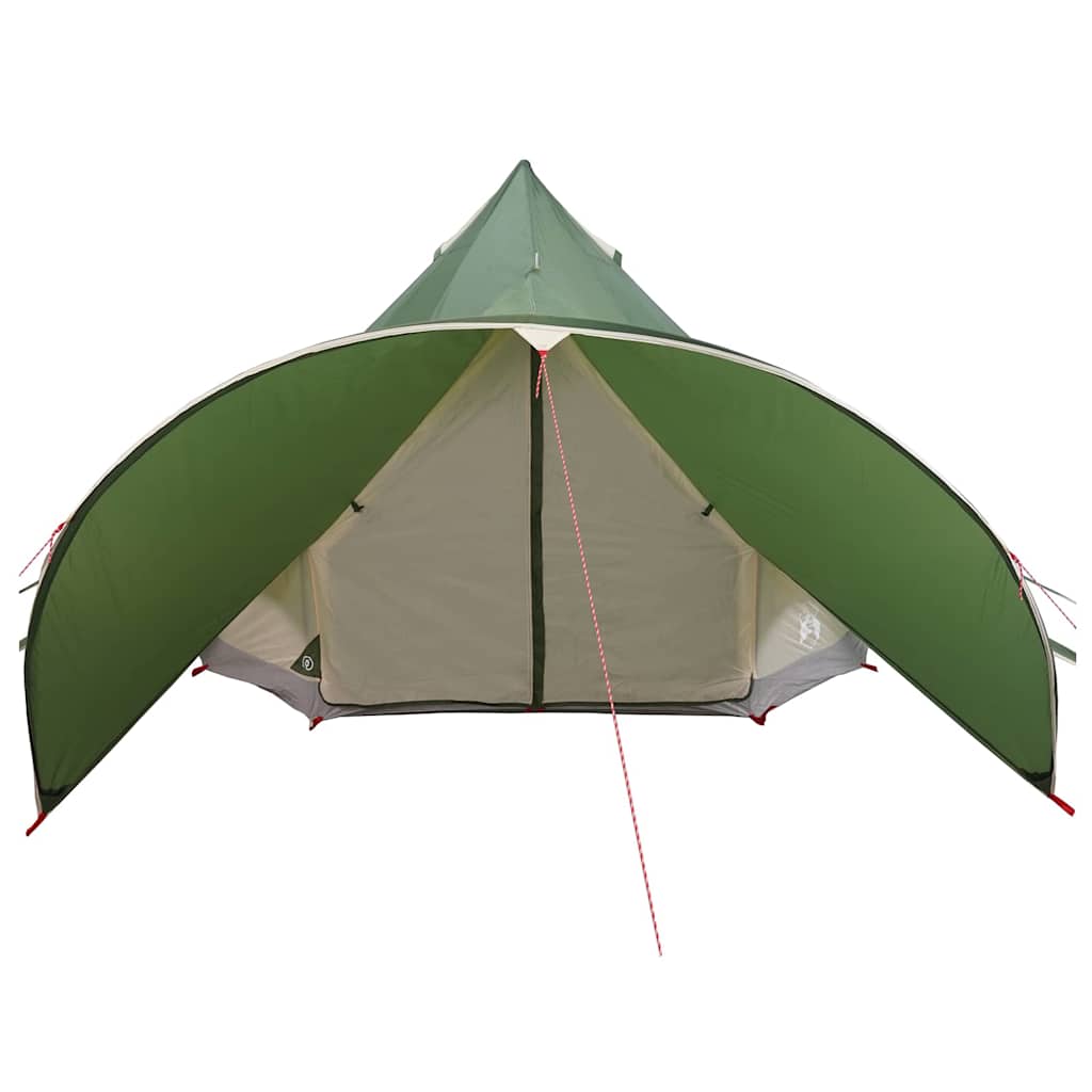 Teepee Zelt für 3 Personen Grün und Grau 312 x 312 x 197 cm