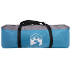 Teepee Zelt für 3 Personen Blau und Grau 312 x 312 x 197 cm