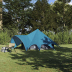 Teepee Zelt für 3 Personen Blau und Grau 312 x 312 x 197 cm